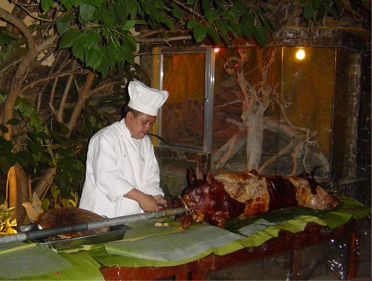 Silvester - <br>3 Schweine<br> wurden gebraten